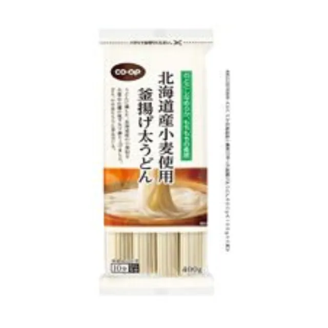 北海道産小麦使用釜揚げ太うどん ４００ｇ