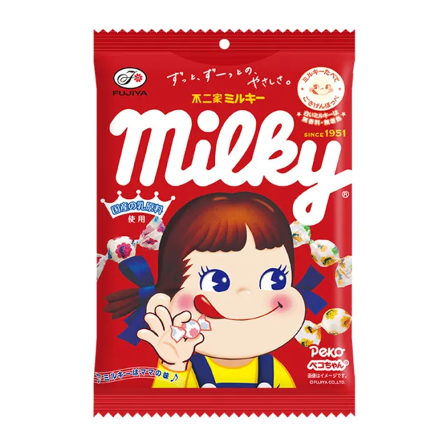 ミルキー 袋 100g（個装紙込み）
