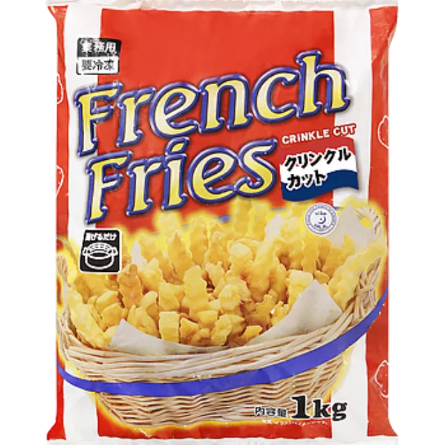 フライドポテト(クリンクルカット) 1kg