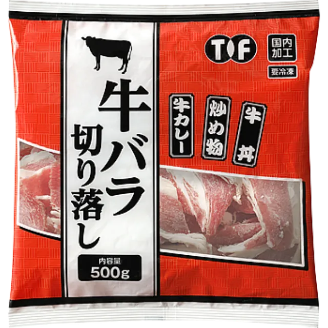 牛バラ切り落し 500g 製造国名 日本