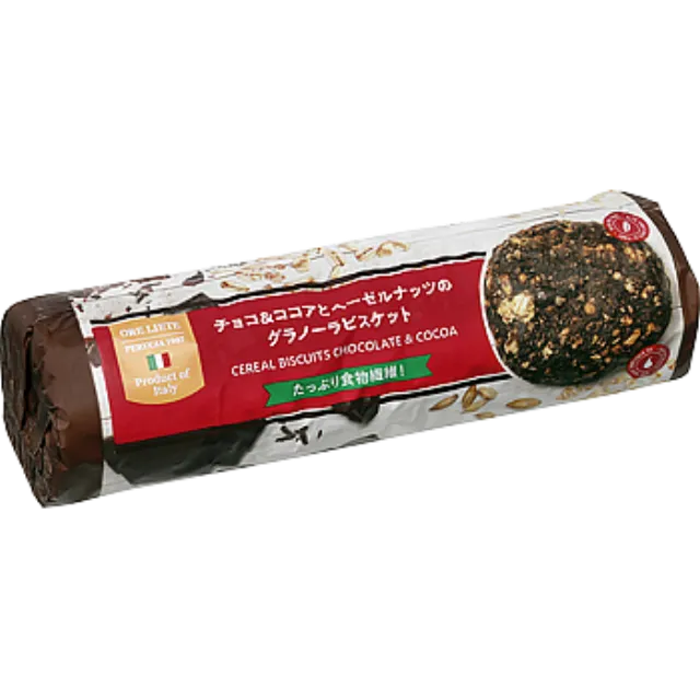 チョコ＆ココアとヘーゼルナッツのグラノーラビスケット 230g