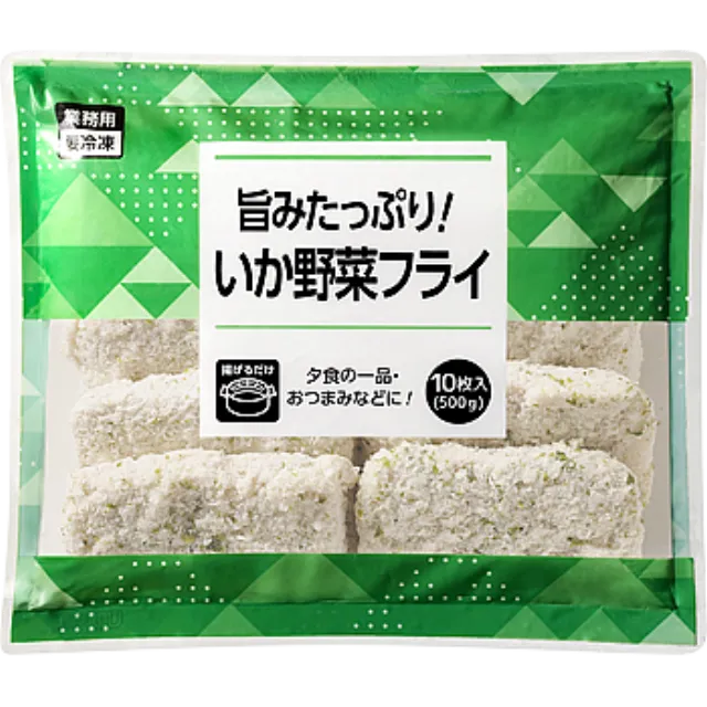 旨みたっぷり！いか野菜フライ 500g
