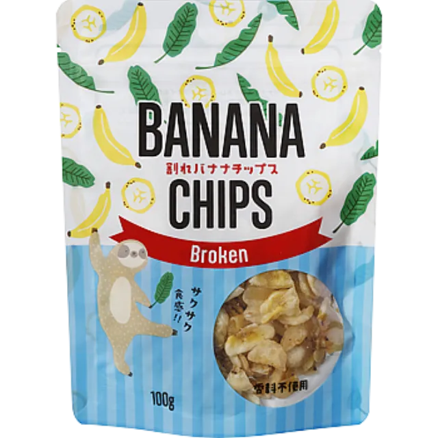 割れバナナチップス(香料不使用) 100g