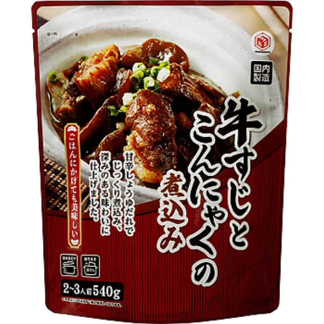 牛すじとこんにゃくの煮込み 540g 製造国名 日本
