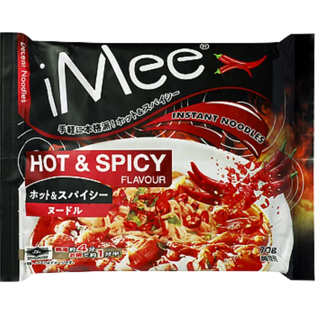ホット＆スパイシーヌードル 70g(めん49g)