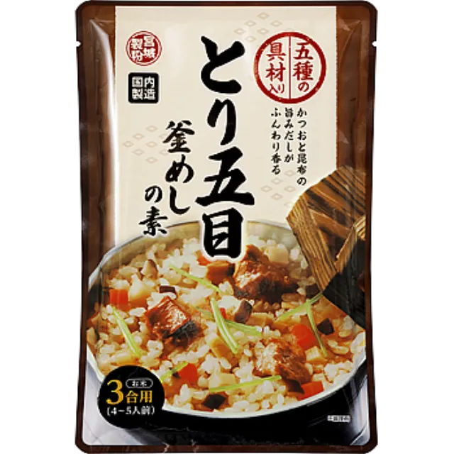 とり五目釜めしの素 340g×3 製造国名 日本