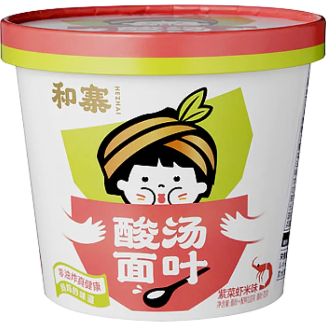 酸湯面叶 うまい～酸辣平麺 110g(めん70g)