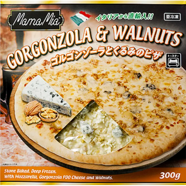 ゴルゴンゾーラとくるみのピザ 300g