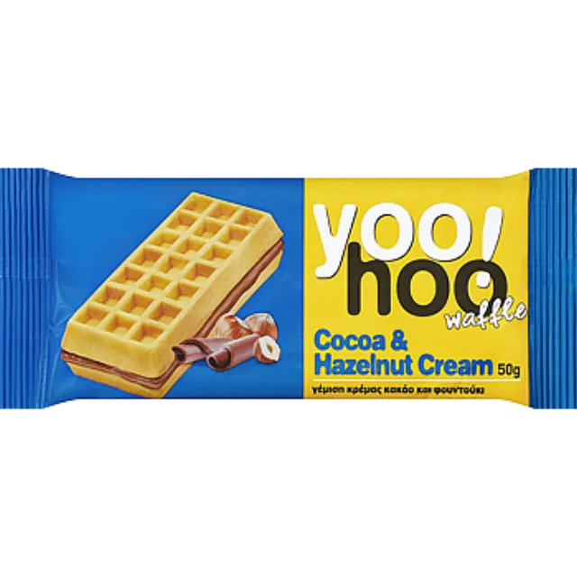 ソフトワッフル ヘーゼルナッツチョコクリーム 50g