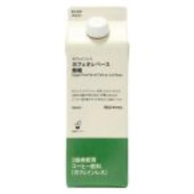 カフェインレス カフェオレベース 無糖 ５００ｍｌ